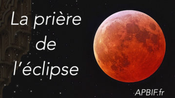 Prière de l’éclipse solaire ou lunaire
