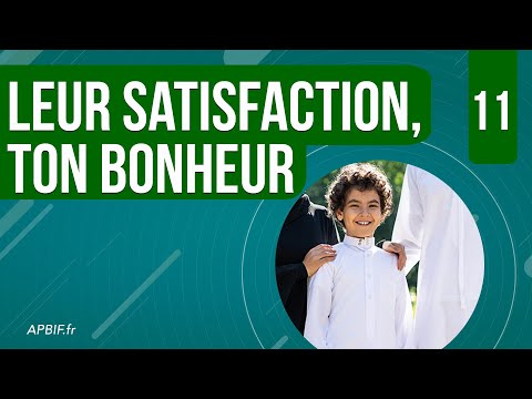 Leur satisfaction, ton bonheur : Tes parents !