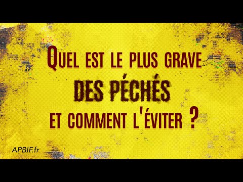 Quel est LE PLUS GRAVE des PECHES ? | COURS 6 | PODCAST