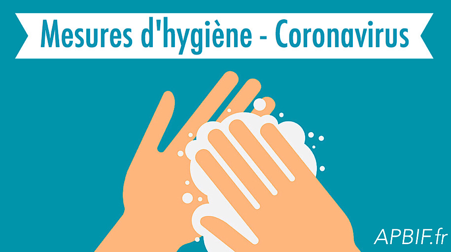 Mesures d’hygiène – Coronavirus