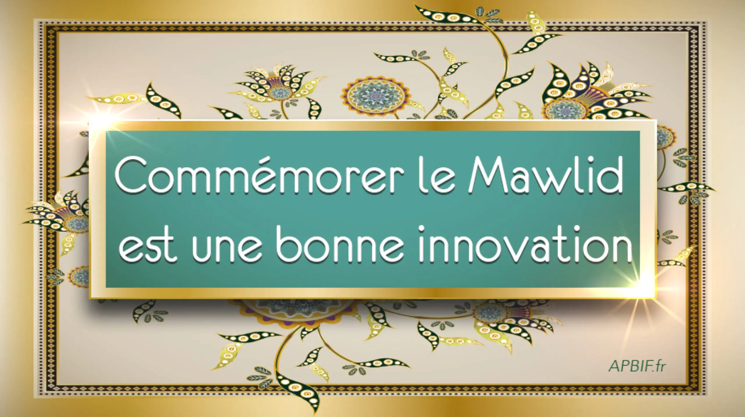 Interview: Le Mawlid est une bonne innovation