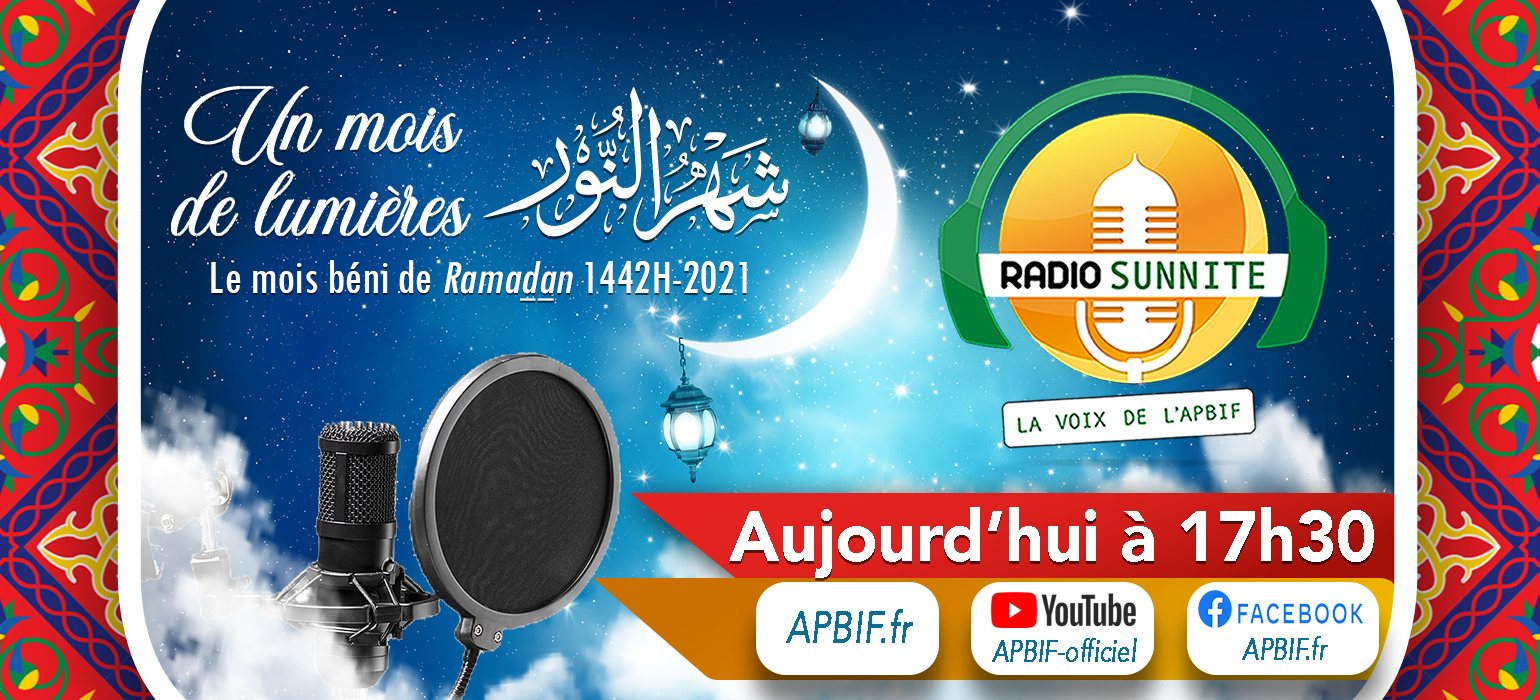 RADIO SUNNITE revient SAMEDI 10 AVRIL à 17h30 !